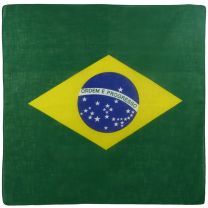 Mens Ladies Boys Brazil Flag Bandana Bandanna Samaba Rio Carnival Sugarloaf Mountain